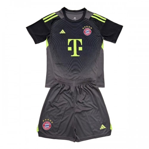 Dječji - Golmanski Dresovi Komplet FC Bayern München 2025-26 Crna Dječji - Golmanski Dresovi Komplet FC Bayern München 2025-26 Crna